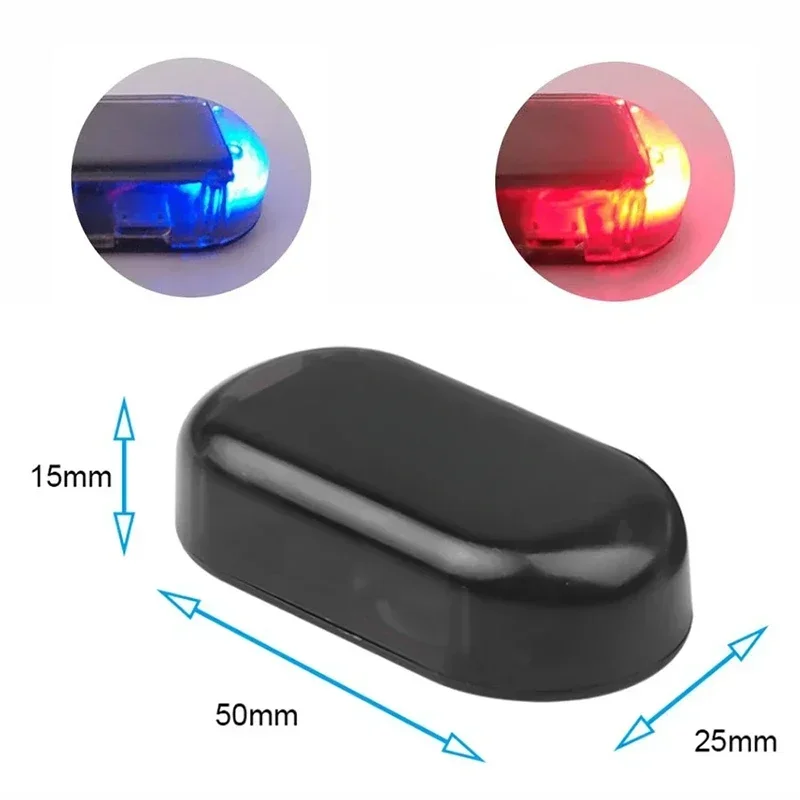 1pcs Car Led Security Light Solar Powered Caution Lamp Anti-Theft Lamp For Volkswagen Passat Tiguan Golf Bora Jetta Scirocco