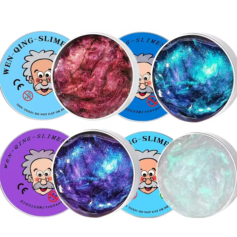 Colorful Non-Newtonian Liquid Decompression Toys Transparent Elastic Modeling Compound Non-Toxic Creative Crafts