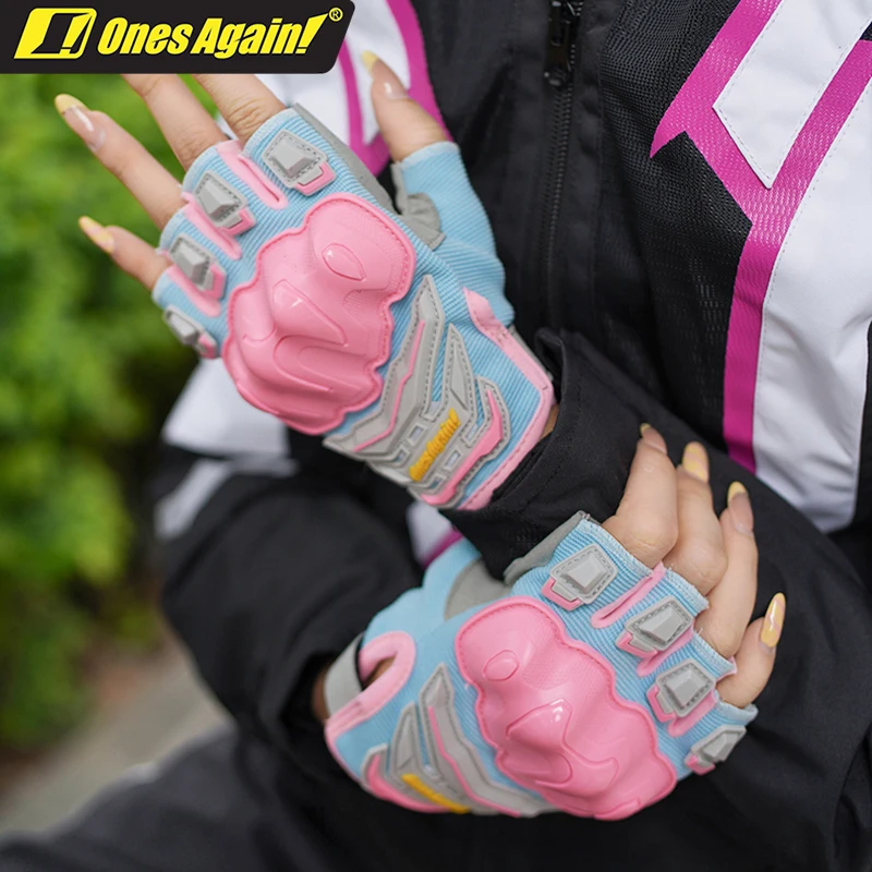 Ones Again Summer Cycling Half Finger Gloves Breathable Anti-Fall Rider Equipment Men's And Women's Gloves
