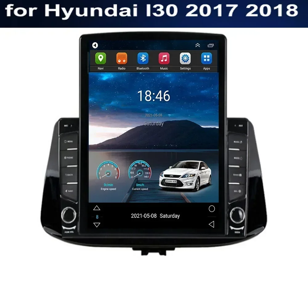 

9,7 "Android 13 для Hyundai i30 II 2 GD Elantra GT 2011-2017 Tesla Тип Автомобильный радиоприемник Мультимедийный видеоплеер Навигация GPS Камера