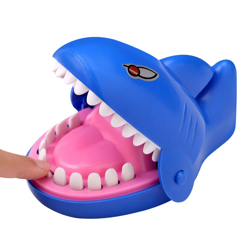 Novità Gag Toys Bite Your Finger Little Shark Toy Funny Novel Prank Exquisite Kawaii Brithday Gift for Best Friend o Children