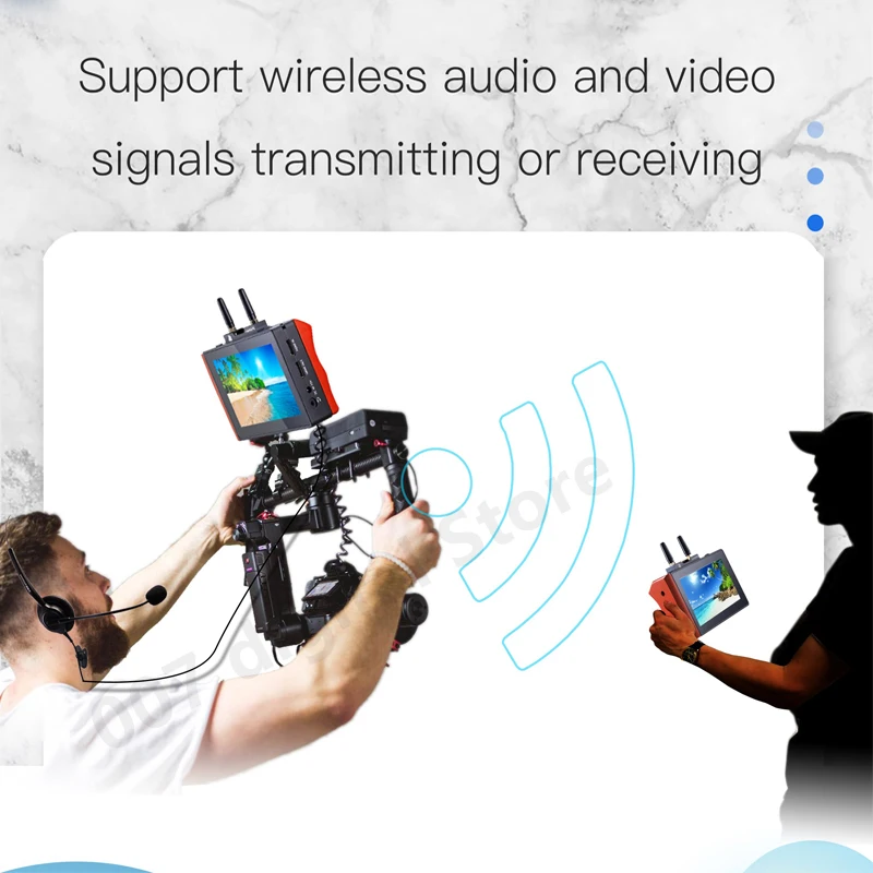 Forhope XM155 نظام نقل الفيديو اللاسلكي شاشة 5.5 بوصة 2 في 1 شاشة تعمل باللمس كاملة Dupiex Talkback الاتصال الداخلي