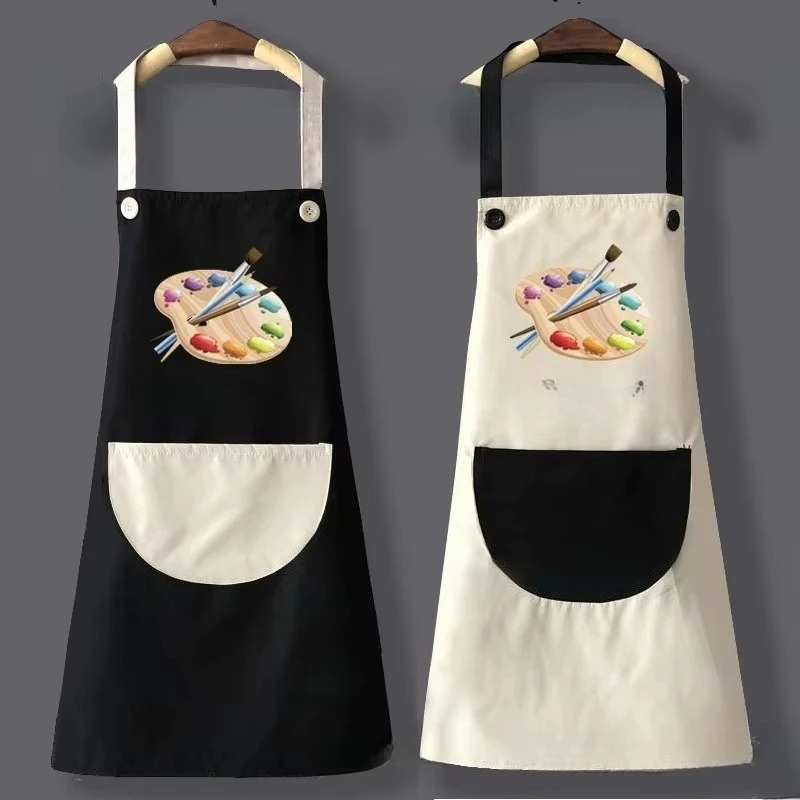Children's Apron Waterproof And Durable for Drawing Studio Cartoon Design Customizable Logo Ideal for Kids Art Class And Nursery