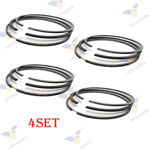 Juego de 4 anillos de pistón para Kubota V1505 V1505-E D1105 D1305 4D78 STD 16292-21050 78mm 78*2HK + 1,5 + 4mm