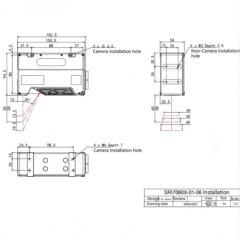SRI7000 Series Integrated Laser 3D Measuring Instrument SRI7060/7080/7300 Original High Precision Industrial Measurement Sensor