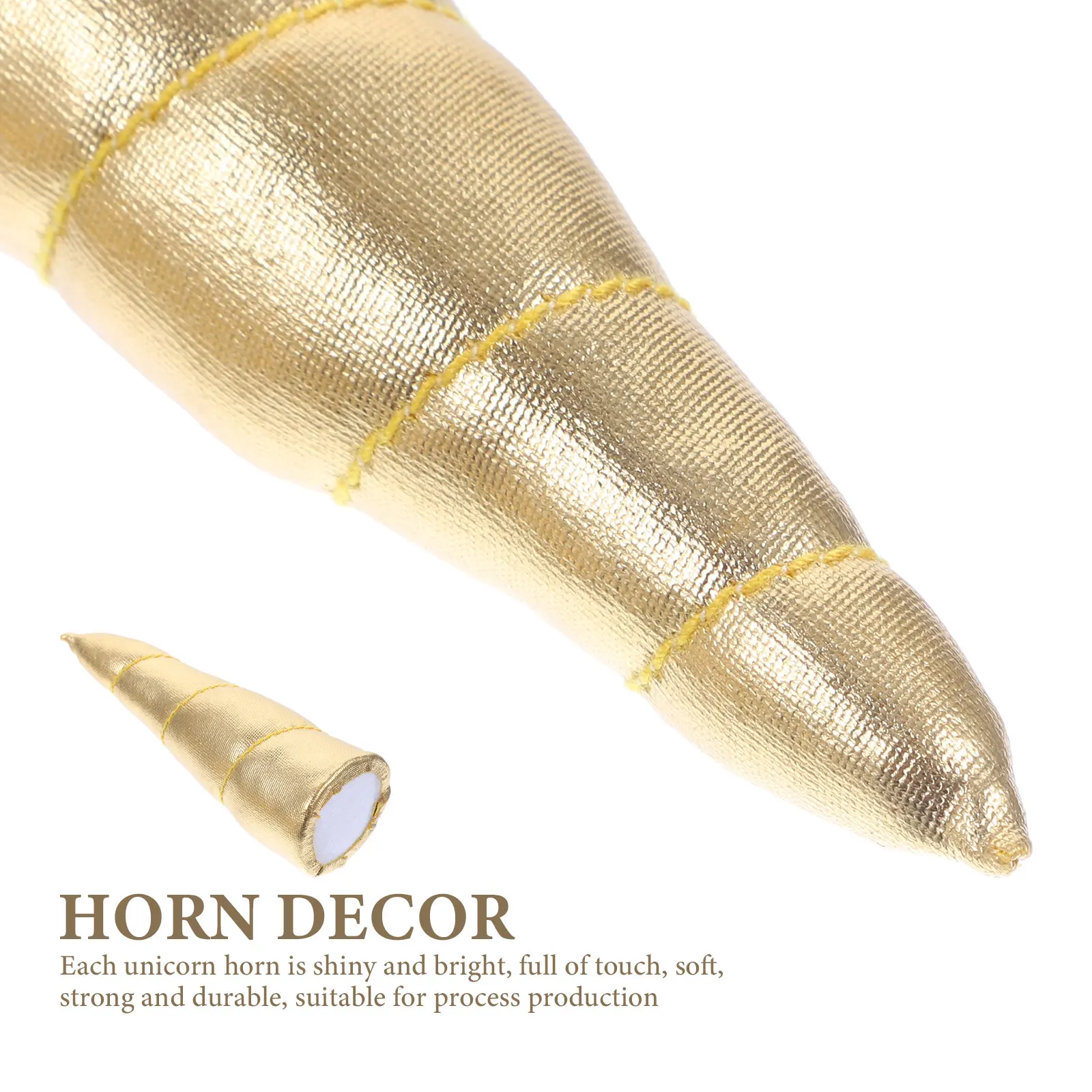 

10pcs Horn Headdress Clip Handmade Diy Accessories Costume Accessory Compact Fake Horn Hair Decorations Craft Supplies