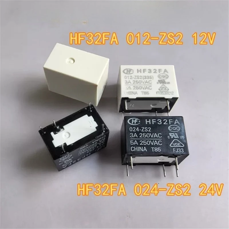 5PCS/LOT HF32FA 012-ZS2 024-ZS2  5Pin 5A/3A  Electroacoustic Device