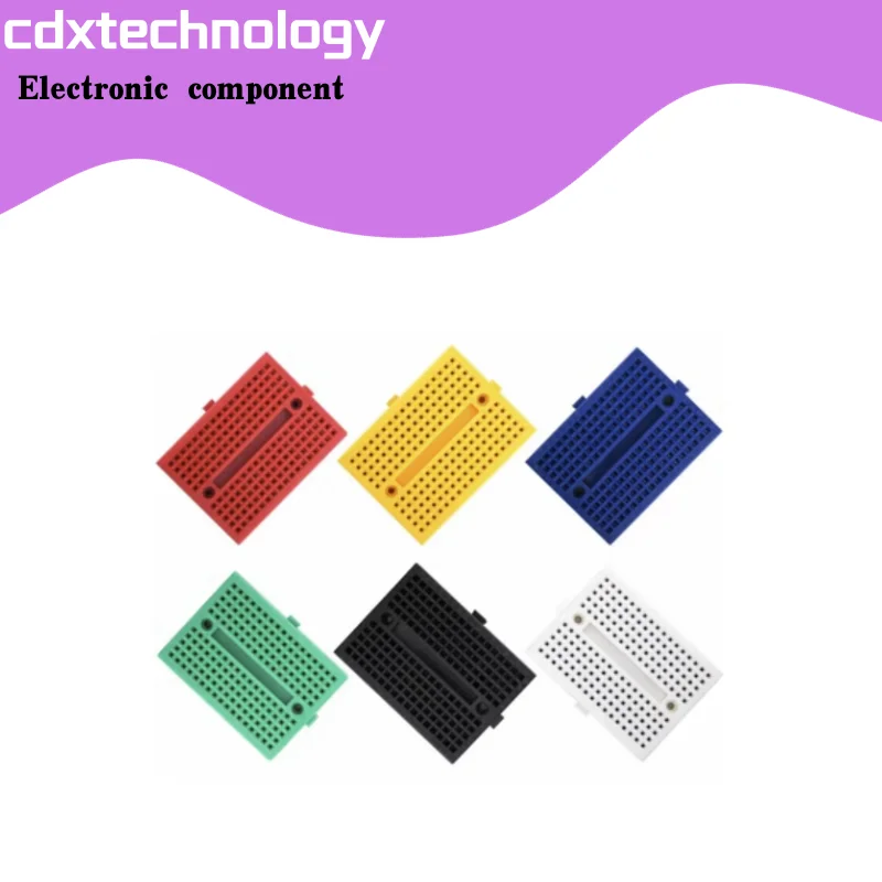SYB-170 Mini micro small board bread board experimental Circuit  Hole board 35x47mm color