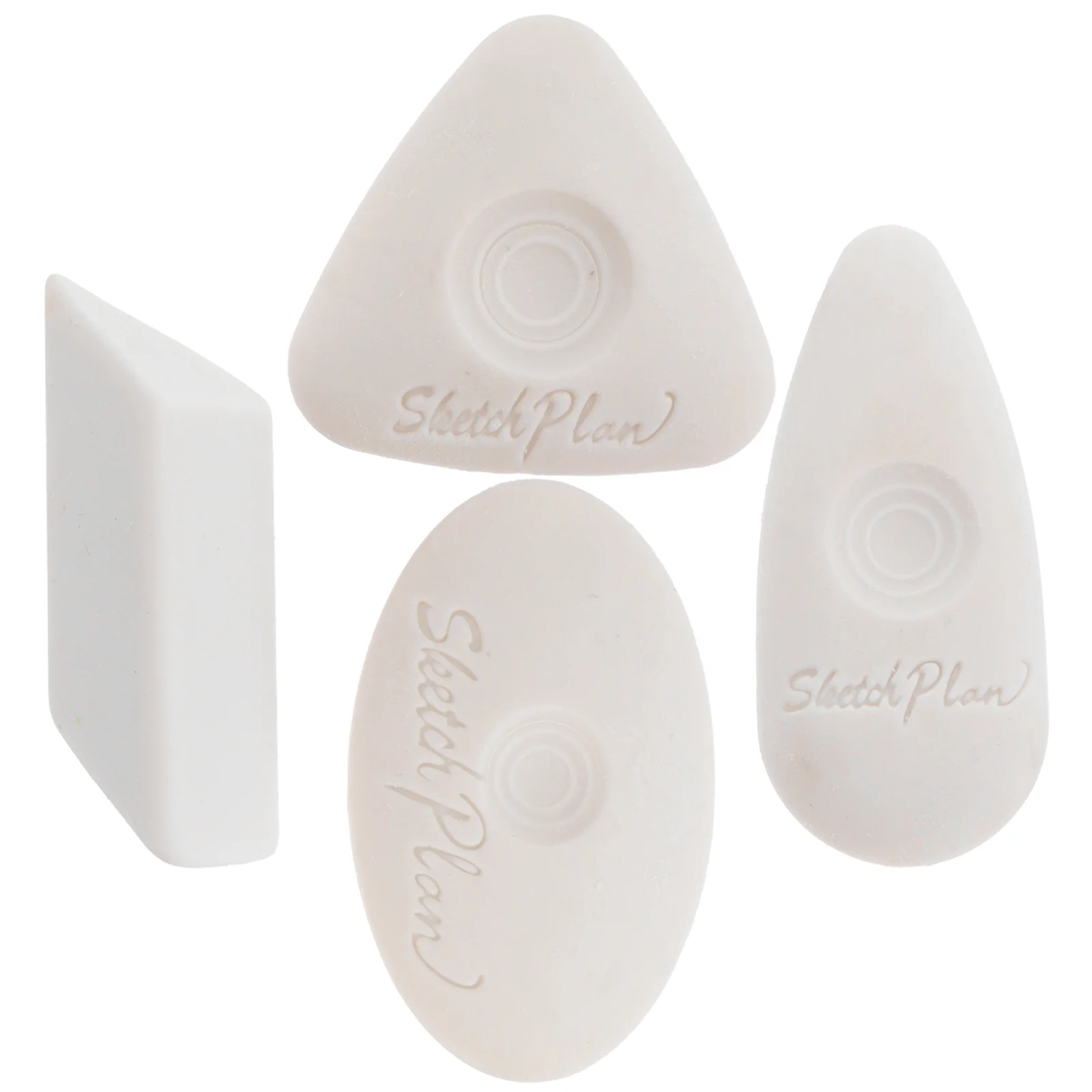 

4 Pcs Erasers Students Artist Drawing Highlighter for White Stationery School Painting Child