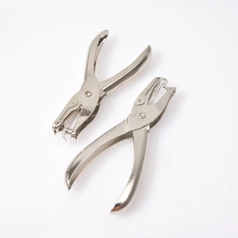 1PC Single Hole Puncher Metal 3mm/6mm Pore Diameter Punch Pliers Hand Paper Scrapbooking Punches
