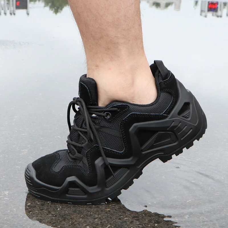 

Tactical Boots Men Boots Special Force Desert Combat Boots Outdoor Hiking Ankle Shoes Men's Sneakers Hiking Shoe