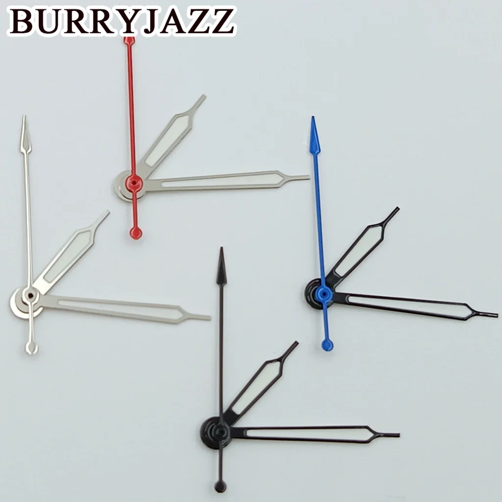 NH35 Watch Hands-Silver Black Green Luminous Coating Compatible With NH34  NH36 NH38 And NH72 Movement Watch Accessories Parts