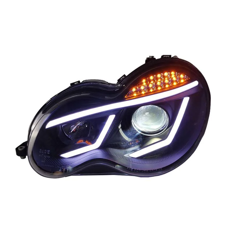 

Led Headlights for W203 Headlights Assembly 2000-2006 Modified LED Running Lights Turn Signals High Low Beams C200 230