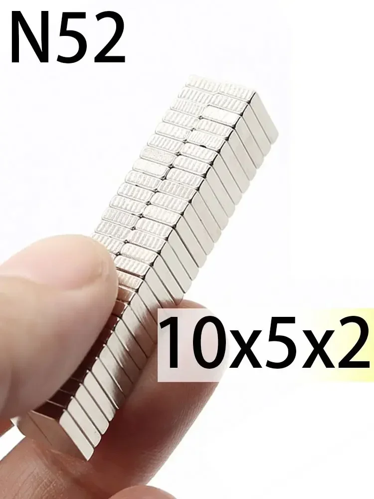 AliExpress NONE N52 10x5x2 10xx4x2  Magnets Standard Size Scooter Ebike Office neodymium Science Diy Fridge Tool Strorage Refrigerator Fridge