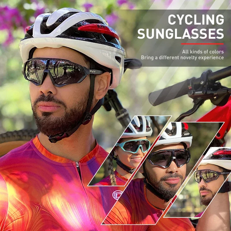 Scvcn Photochromic Cycling Glasses Bicycle for Outdoor Sports Sunglasses MTB Road Goggles Bike Eyewear Men Women Cycl Equipment