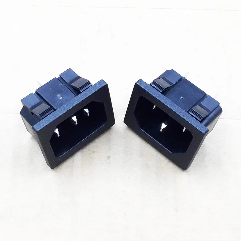 1pcs/lot Pin-word AC power supply Pin-word electric kettle socket ST-A01-003K three-pin copper pin power socket