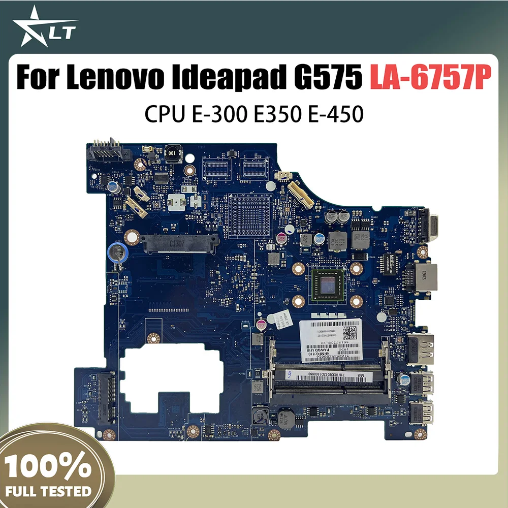 

Материнская плата для ноутбука LENOVO Ideapad G575 LA-6757P EME300G EME350G EME450G 11S11014063ZZ 11S11013280ZZ, 100% протестирована