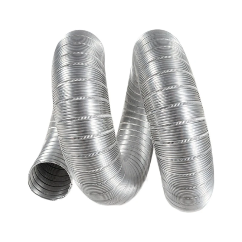 

Extraction fume pipe Pure aluminum corrugated exhaust hard Fireproof foil Telescopic hose Flue ventilation