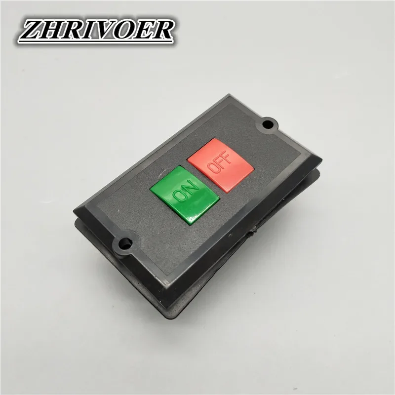 1PCS KAO-5K Waterproof Button Switch ON OFF Three-phase Self-locking AC220V / 380V Cutting Machine Drill Switch 50HZ/60HZ