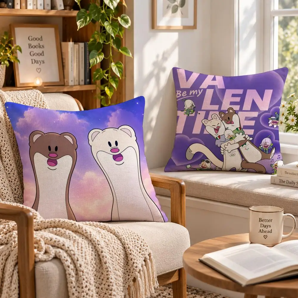 Sport Winter M-Milano-Cortina Cushion Cover Soft Short Cover Washable Sofa Bed Dorm Garden Home Office Chair Decor