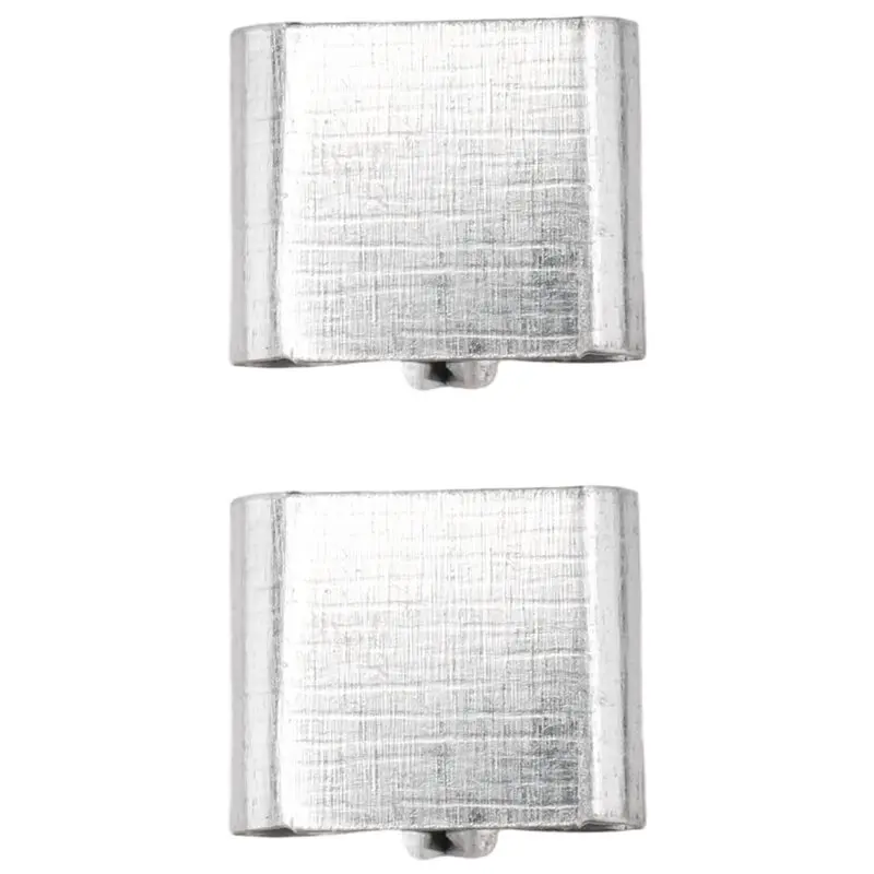 B84B-100 PCS Metal Wick Sustainer,Wick Holder For Wood Wick Candle