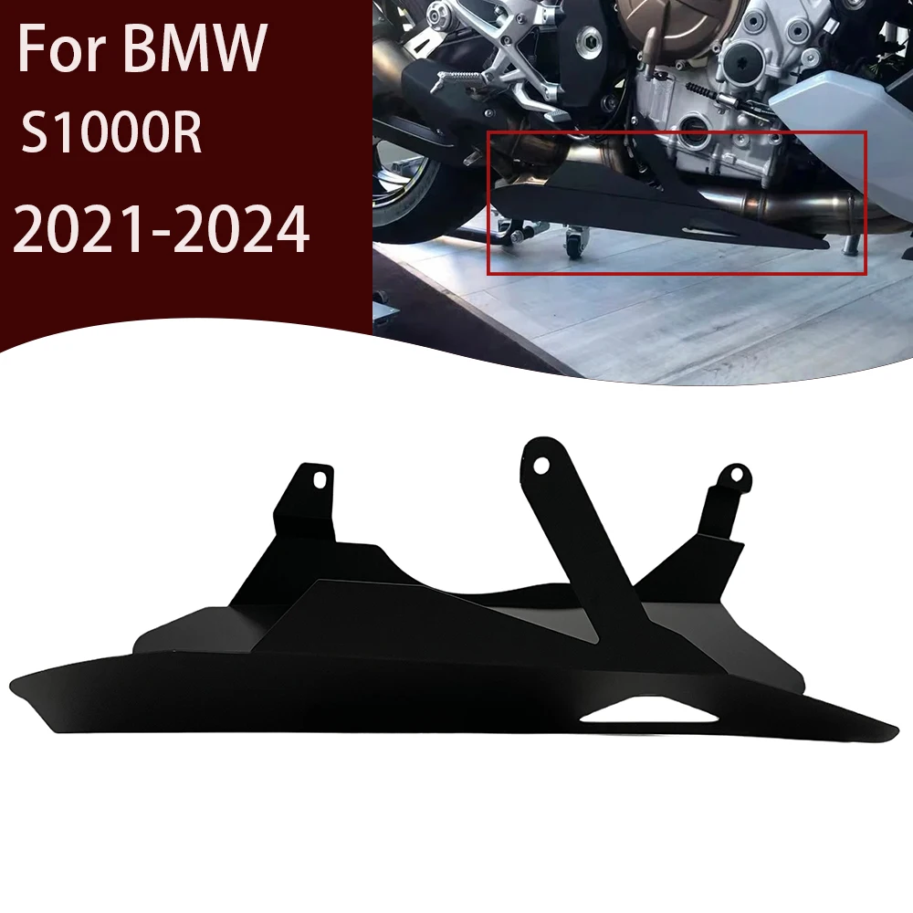 For S1000R 2021 2022 2023 2024 M1000 R Motorcycle Accessories Exhaust Cover Bellypan Bottom Protection Exhaust Protection