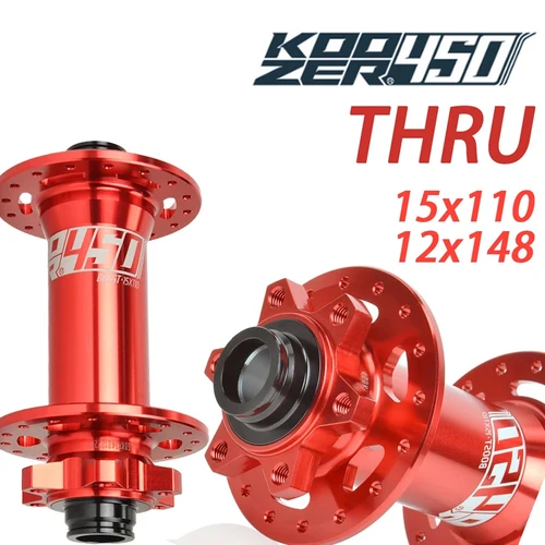Imagen 2 del producto KOOZER 450 32 agujeros Mtb Thunder Masses 120 Click Boost Hub 12x148 eje pasante trasero 15x110 cubo frontal Pro7 ruidoso para bicicleta Shimano