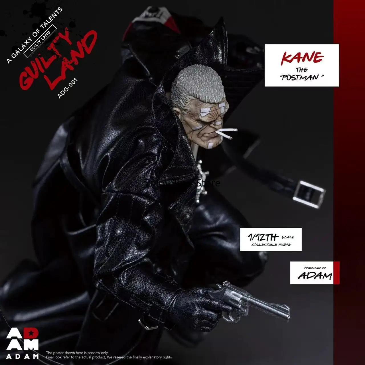 

In Stock Genuine Sinful Land City of Evil Postman Kane Soldier Model Doll 1/12