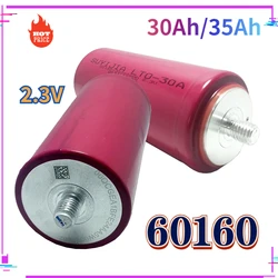Original 2.3V 60160 Lithium Titanate Battery 30Ah 35Ah 10C Discharge Electric Boat Lithium Titanate Rechargeable Power Battery