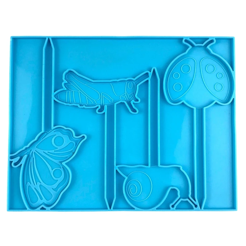 Various Type Plant Tag Moulds Plant Label Moulds for Potted Plants Durable Silicone Moulds Suitable for Indoor