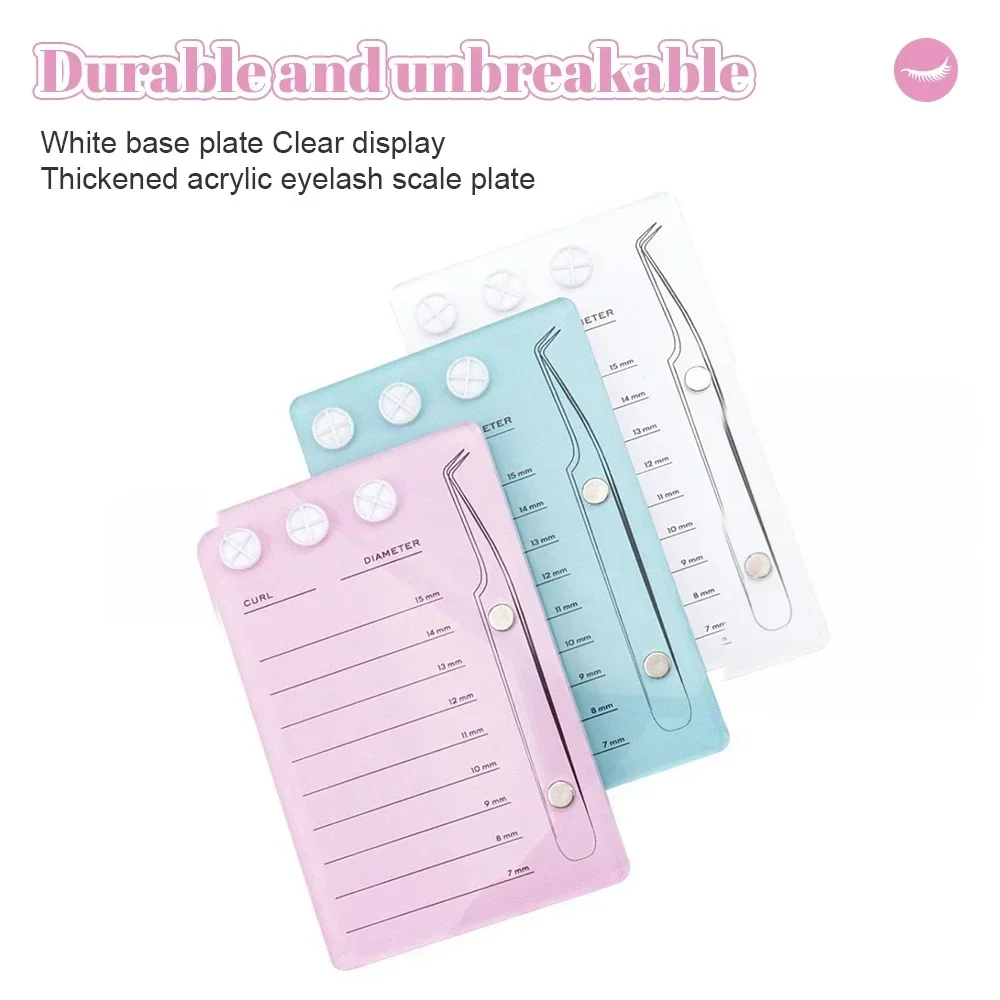 Magnetic Eyelash Suction Plate Holder Pallet Glue Pallet Eyelash Acrylic Board Grafting False Lashes Tool Makeup Accessories