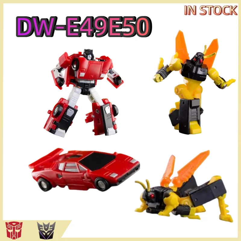 

【IN STOCK】 Transformed Toys Original Product Dr. Wu DW-E49E50DW-E49 Sideswipe & E50 Advanced Locust Ransack Set, Micro Scale