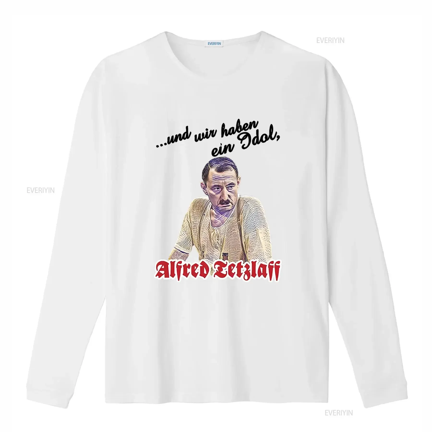 Idol Alfred Tetzlaff Model Cult TV Series Heinz Schubert GDR T Shirt Retro Design Unique Print 35571 vintage Washed Unisex