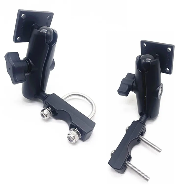 Motorcycle Handlebar Brake Clutch Control Base Mount Square Plate Bracket for Garmin Montana 400 450 500 550 600 Zumo