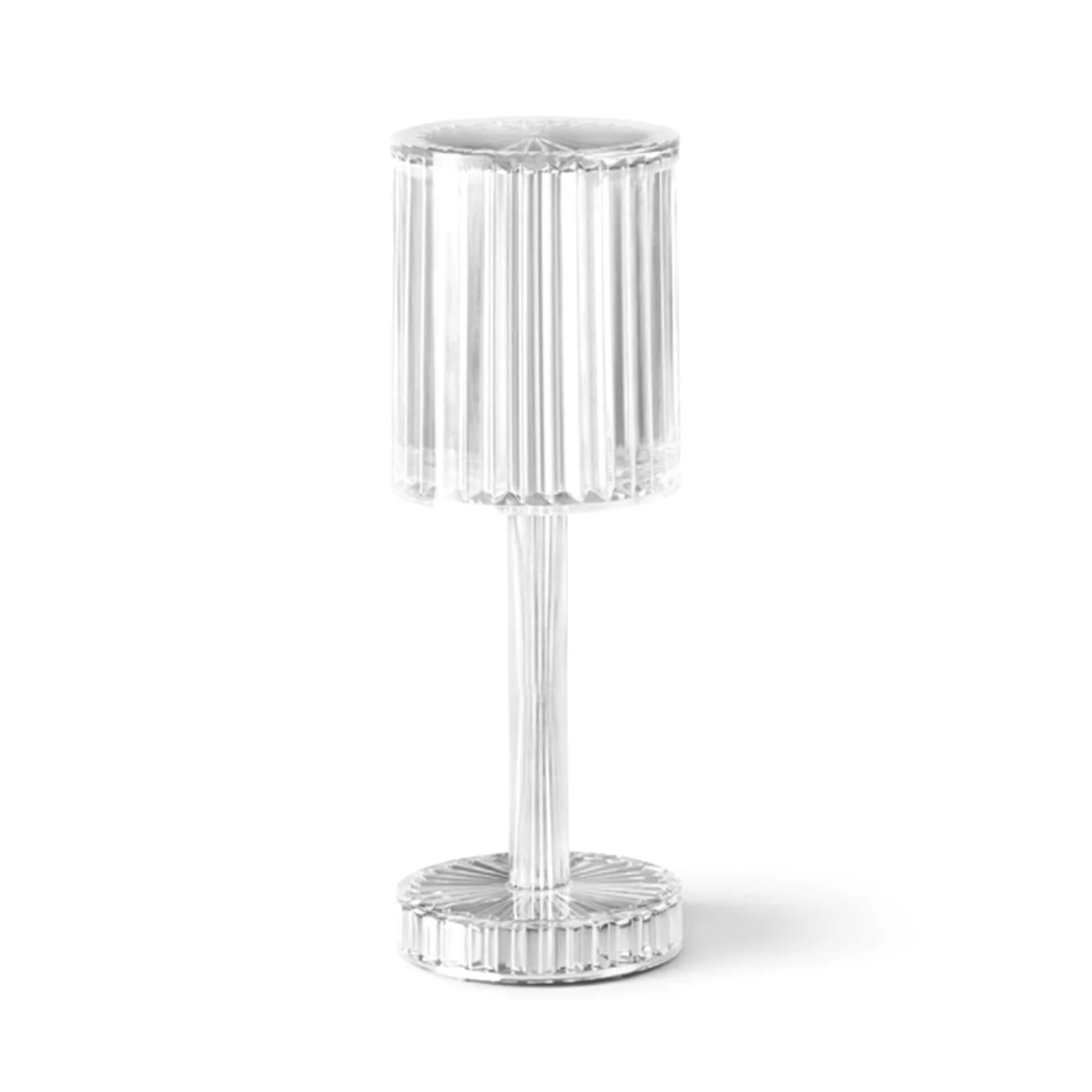 Crystal Table Lamp Romantic Night light Portable Decorative Elegant Nightstand Lamp for Bedroom Western Restaurant Touch Control