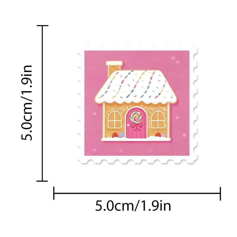 50 adesivi per timbri natalizi, decalcomanie per laptop, album, skateboard, casco, chitarra, adesivi estetici creativi fai da te