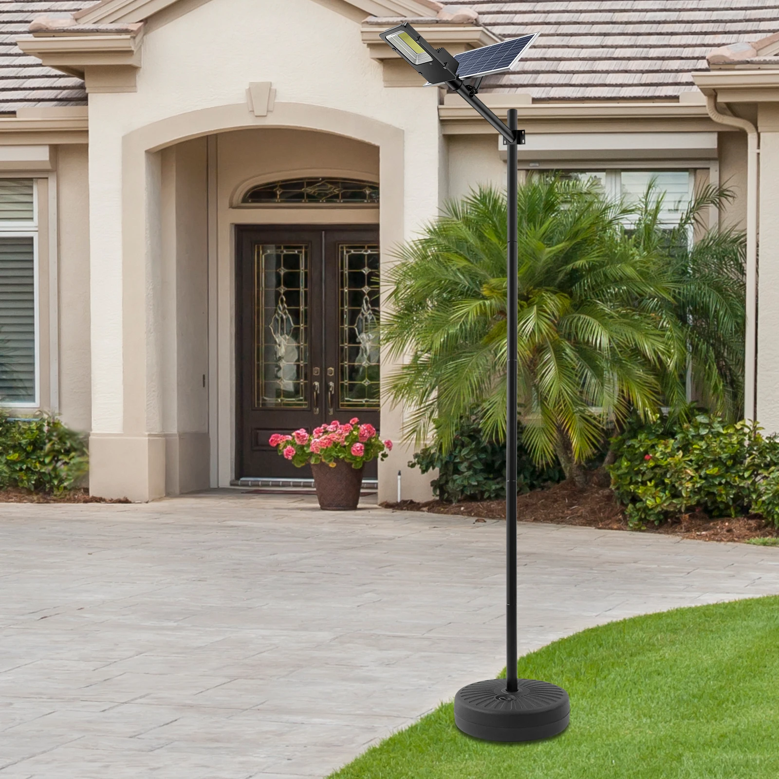 عمود إضاءة الشارع بطول 2.6 م/8.53 قدم، عمود إضاءة للشارع، عمود إضاءة لوقوف السيارات في الشارع في الهواء الطلق #1