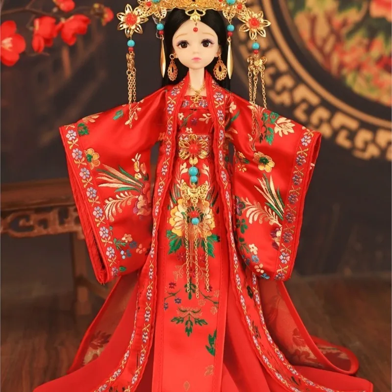 Creative Children's Hanfu Chinese Style Ancient Costume Doll Toy Girl's Princess Simple 2026 New Arrival 30cm Doll Toy LH142