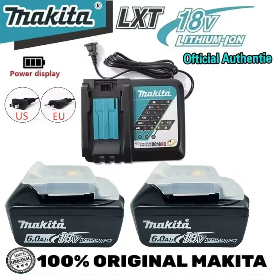 

Genuine Makita /5Ah/6Ah Battery Makita 18V Battery BL1860 BL1850B BL1850 BL1840 BL1830B Makita Replacement Lithium Battery