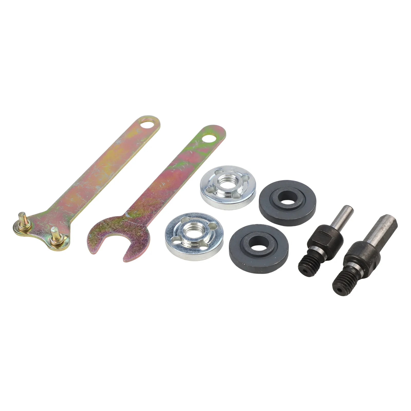 

8 шт. 6 мм + 10 мм гаечный ключ, шатун, дрель, угловая шлифовальная машина, адаптер для оправки, диск для резки керамической плитки, полировка дерева, металла и т. д.