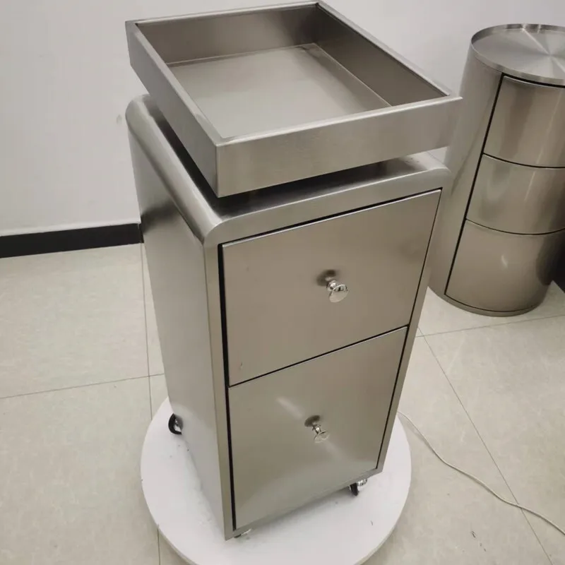 Trolly Salon Metal Hairdresser Barbershop Esthetician Salon Trolly Dressing Commercial Werkzeugwagen Pretty Furniture YN50ST