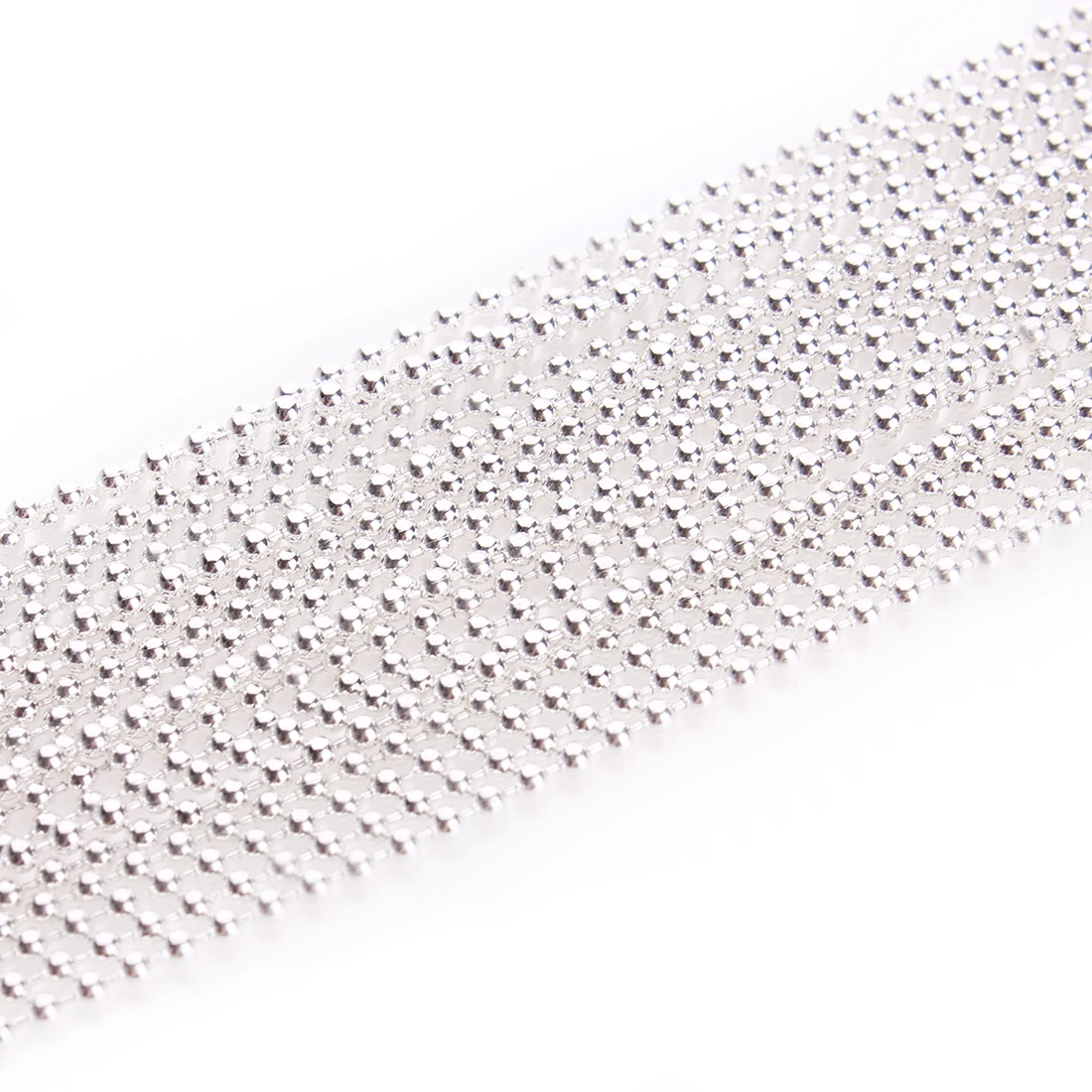 LINSOIR 10m/lot 1.2-3.2 mm  Ball Bead Chain Bulk Gold Silver Color Bracelet Necklace Chains For Diy Jewelry Making F680