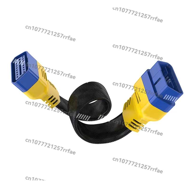 Extension Cable Automobile Detector Universal Diagnostic Interface Male To Female Adapter Cable 16 Pins 16 Cores Extended