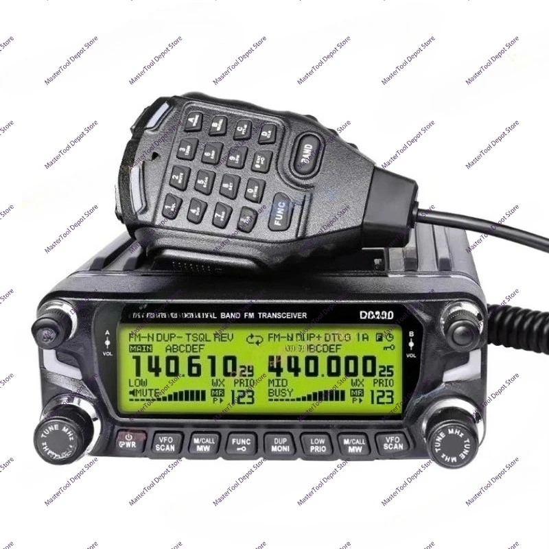 Автомобильная радиостанция Walkie Talkie, двусторонний трансивер, D9000, 50 Вт, для UHF, VHF, 136-174, 400-520 МГц Zastone