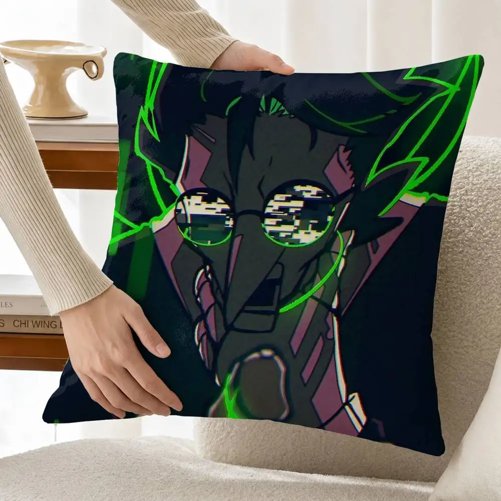 Cartoon D-Deltarune S-Spamton NEO Customizable Square Pillow case Double Sided Print Sofa Bedroom Decor Cushion Cover