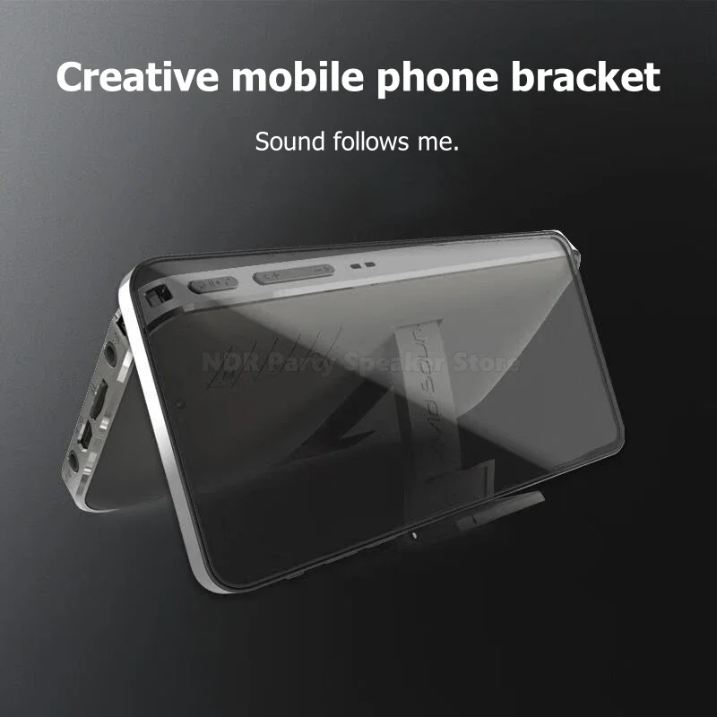 VS-025 Беспроводной Bluetooth-динамик Вставка TF-карты для воспроизведения Кронштейн для мобильного телефона Сабвуфер FM-радио Портативный ультратонкий маленький звук