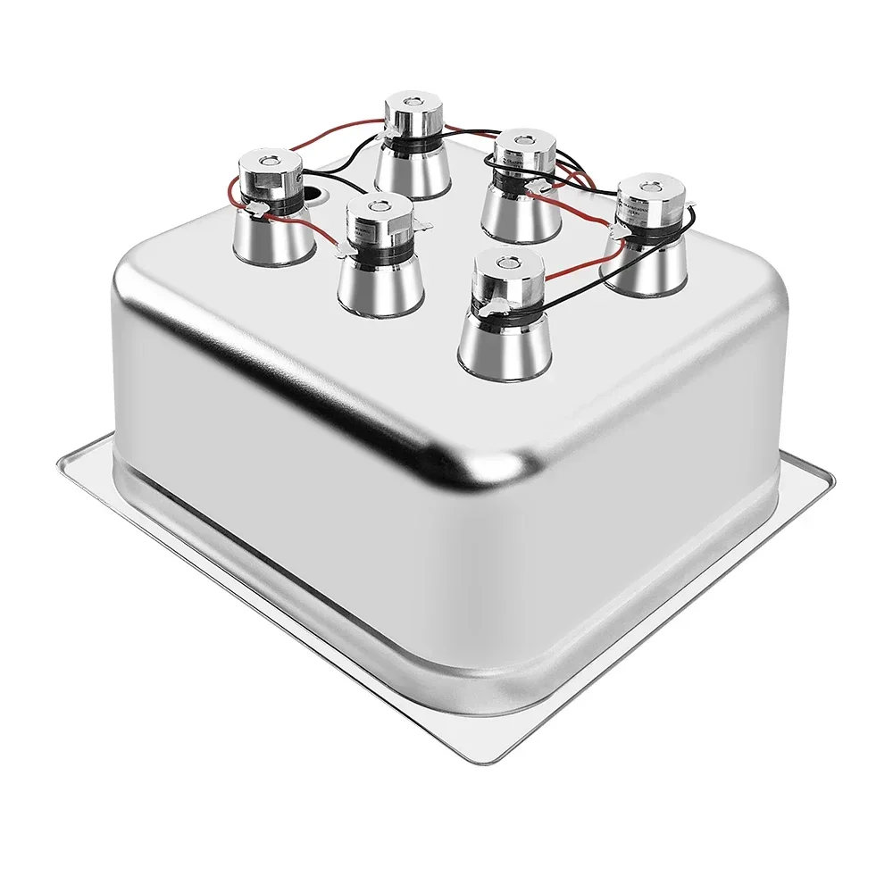 Cheap And Fine Granbosonic Stainless Steel Single Tank Large 15L Capacity Solvent Cleaning Bath Ultrasonic Cleaner Transducer Hi