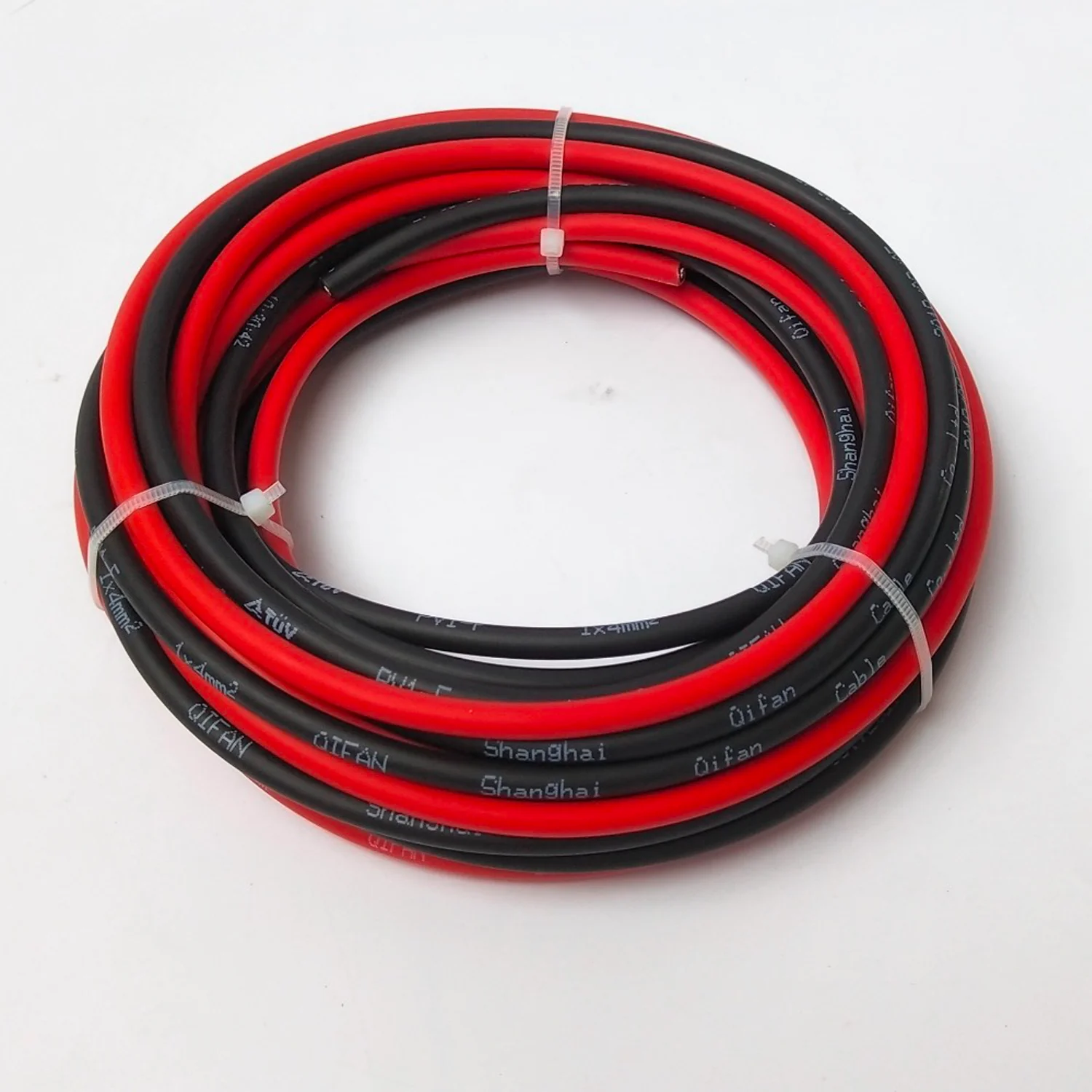 6MM 4MM 50M 100M 30M 17M PV Solar Cable Black or Red PV Cable High Copper