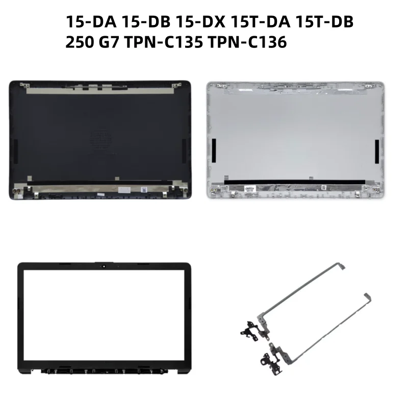 New LCD Back Cover Case Bezel Front Frame Cover Case For 15-DA 15-DB 15-DX 15T-DA 15T-DB 250 G7 TPN-C135 TPN-C136 Shell