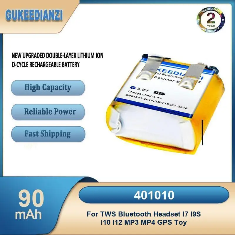 بطارية ل TWS سماعة رأس بخاصية البلوتوث I7 I8 I9 سماعة رأس بخاصية البلوتوث MP3 MP4 I9S i10 I12 MP3 MP4 GPS لعبة 401012 051012 501012 401010 #2